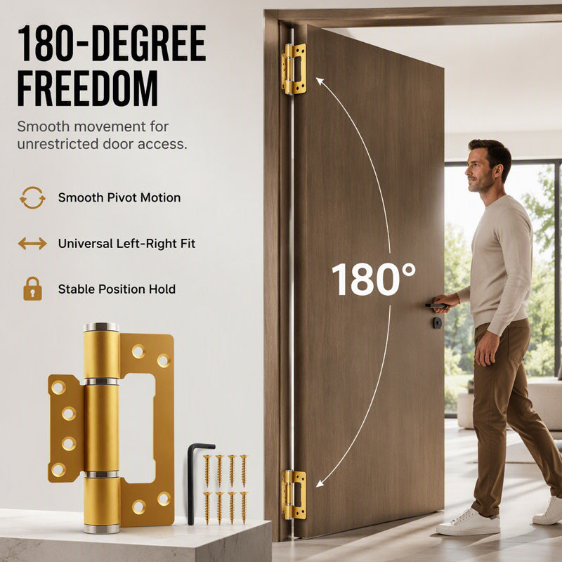 🎉 2026 Sale — Over 13,800 Sold!🚪 Hydraulic Interlocking Door Hinges
