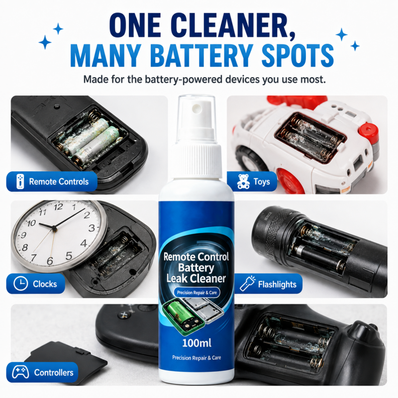 Remote Control Battery Leakage Cleaner