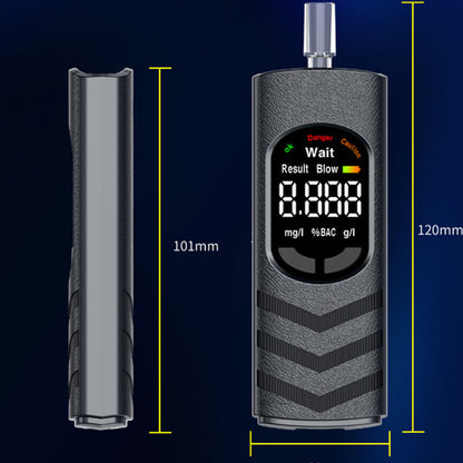 Rechargeable Alcohol Tester with LCD Screen and Voice Broadcast