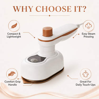 Mini Foldable Handheld Steamer for Travel