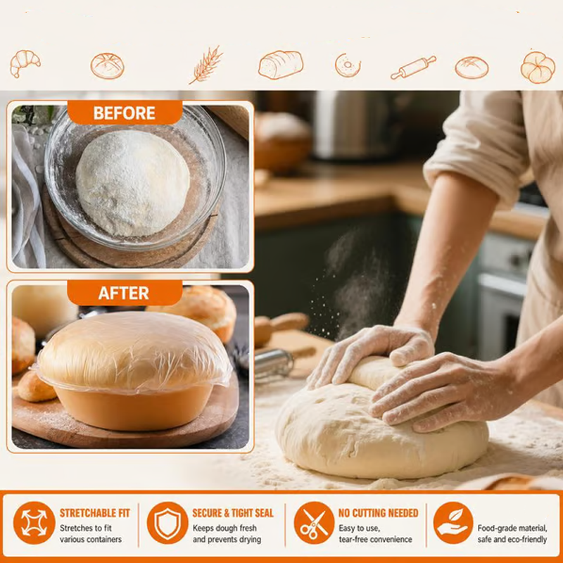 📢📢50% OFF !! ⏰Disposable Elastic Food Bowls Covers🥗🛡️