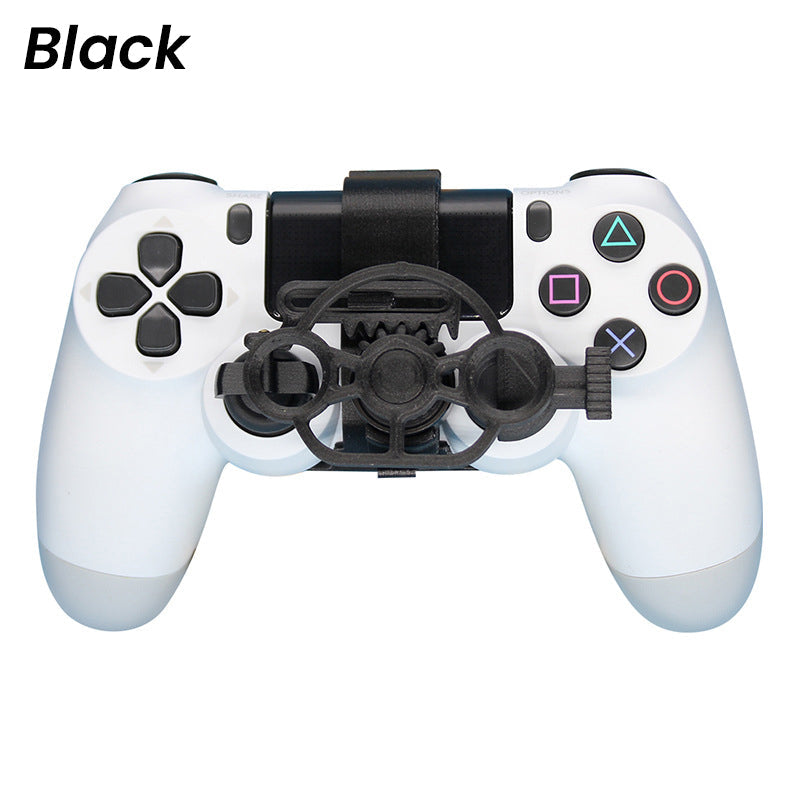 🏆🎮50% OFF NOW! PC Racing Gamepad Steering Wheel, Mini 3D Printing Racing Wheel Auxiliary Controller Attachment Compatible for Game Controllers, Improve Simulation Driving Gaming Experience