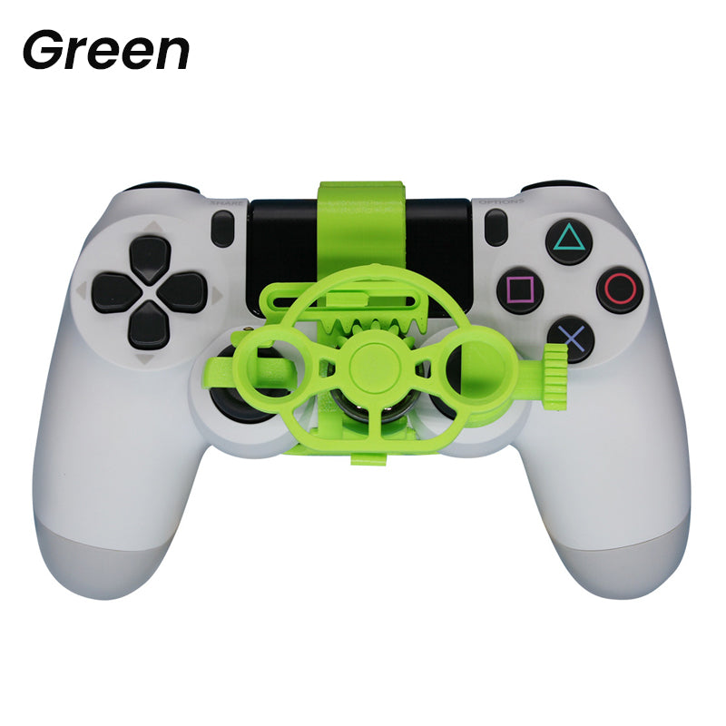 🏆🎮50% OFF NOW! PC Racing Gamepad Steering Wheel, Mini 3D Printing Racing Wheel Auxiliary Controller Attachment Compatible for Game Controllers, Improve Simulation Driving Gaming Experience