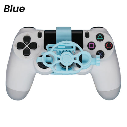 🏆🎮50% OFF NOW! PC Racing Gamepad Steering Wheel, Mini 3D Printing Racing Wheel Auxiliary Controller Attachment Compatible for Game Controllers, Improve Simulation Driving Gaming Experience