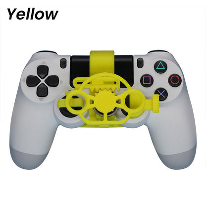 🏆🎮50% OFF NOW! PC Racing Gamepad Steering Wheel, Mini 3D Printing Racing Wheel Auxiliary Controller Attachment Compatible for Game Controllers, Improve Simulation Driving Gaming Experience