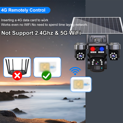 Solar Powered Wireless Security Camera