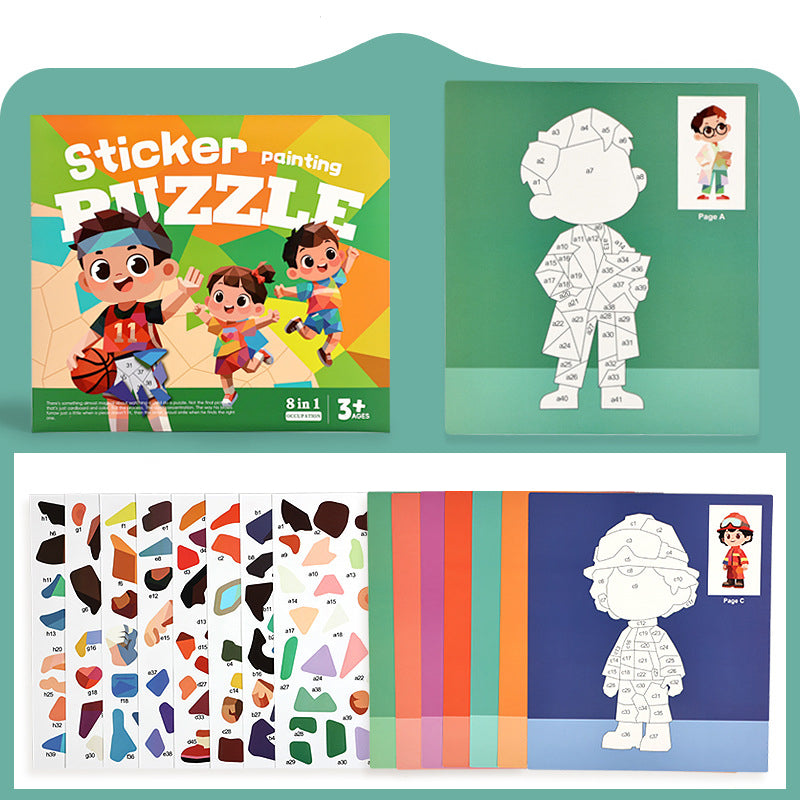 🎉This Week's Special Sales - 50% OFF✨Kids Geometric Sticker Activity Book