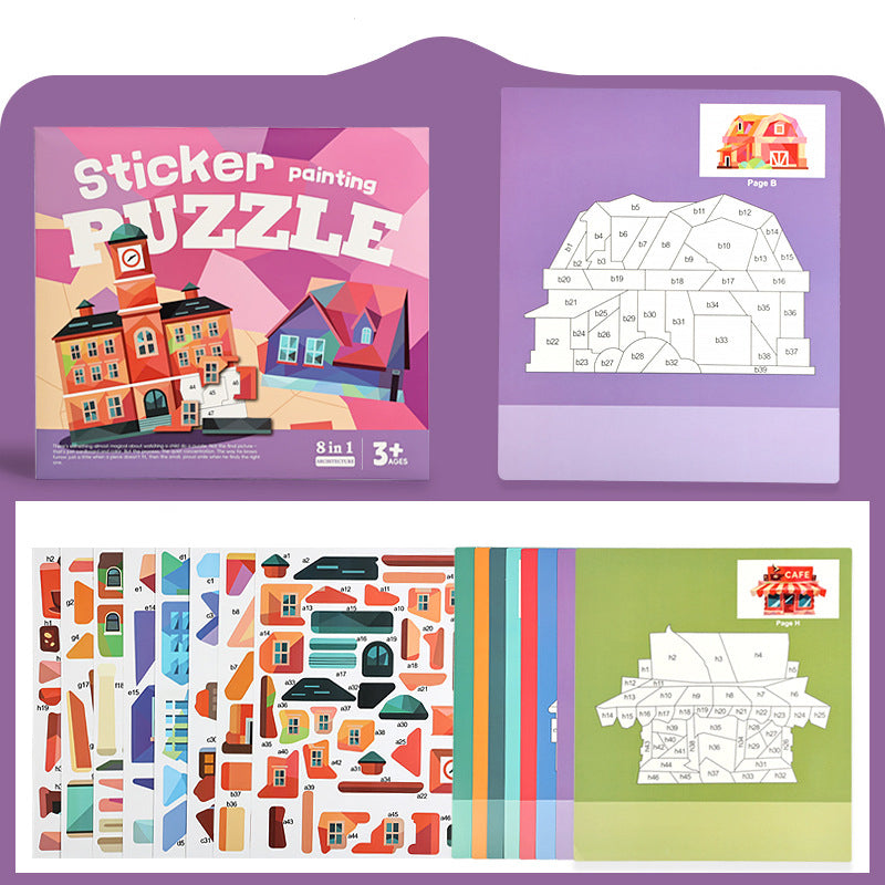 🎉This Week's Special Sales - 50% OFF✨Kids Geometric Sticker Activity Book