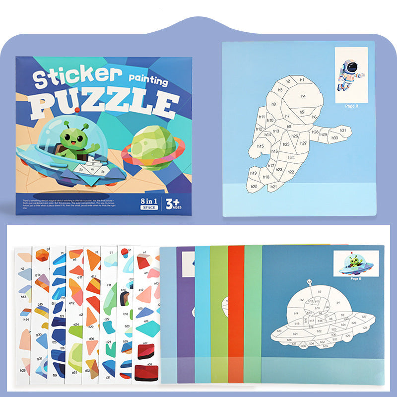 🎉This Week's Special Sales - 50% OFF✨Kids Geometric Sticker Activity Book