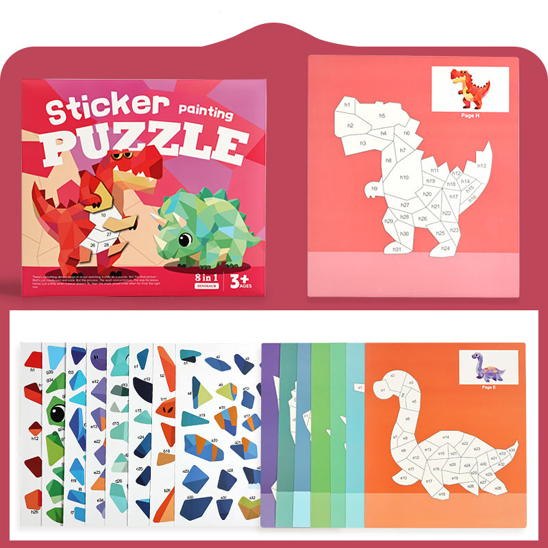 🎉This Week's Special Sales - 50% OFF✨Kids Geometric Sticker Activity Book