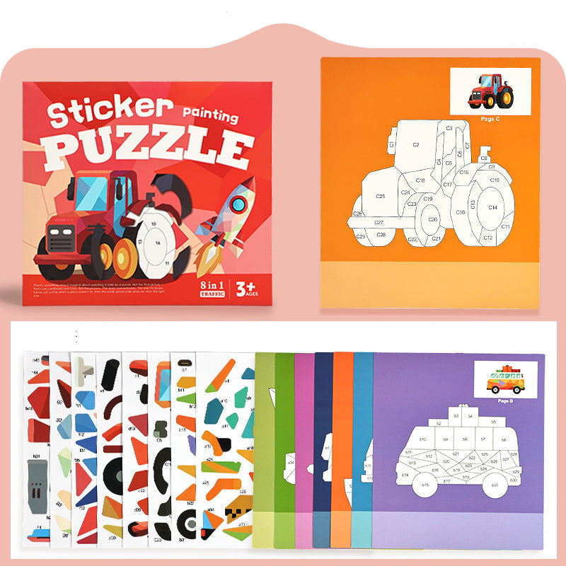 🎉This Week's Special Sales - 50% OFF✨Kids Geometric Sticker Activity Book