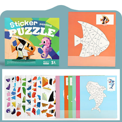 🎉This Week's Special Sales - 50% OFF✨Kids Geometric Sticker Activity Book