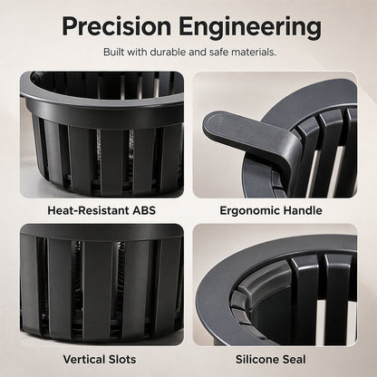 Gravity Scrape Kitchen Sink Strainer Basket