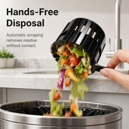 Gravity Scrape Kitchen Sink Strainer Basket