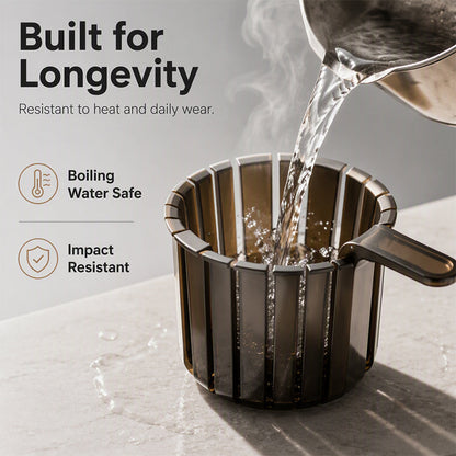 Gravity Scrape Kitchen Sink Strainer Basket
