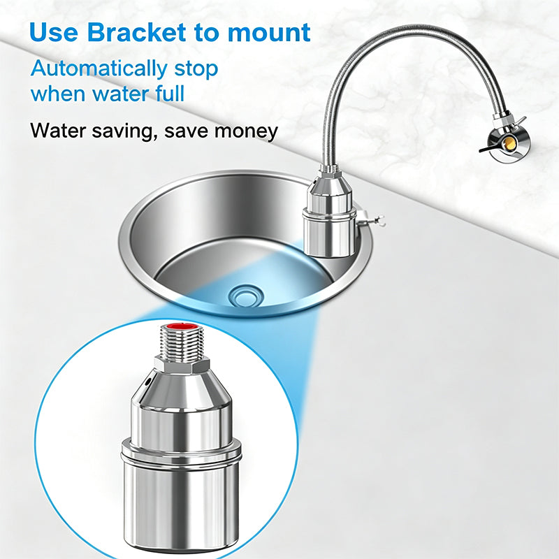 Auto Shutoff Float Valve for Water Tank