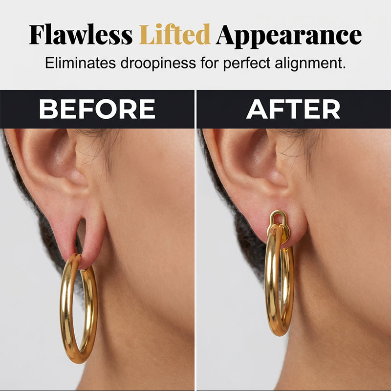Supportive Earring Backs for Droopy Ears