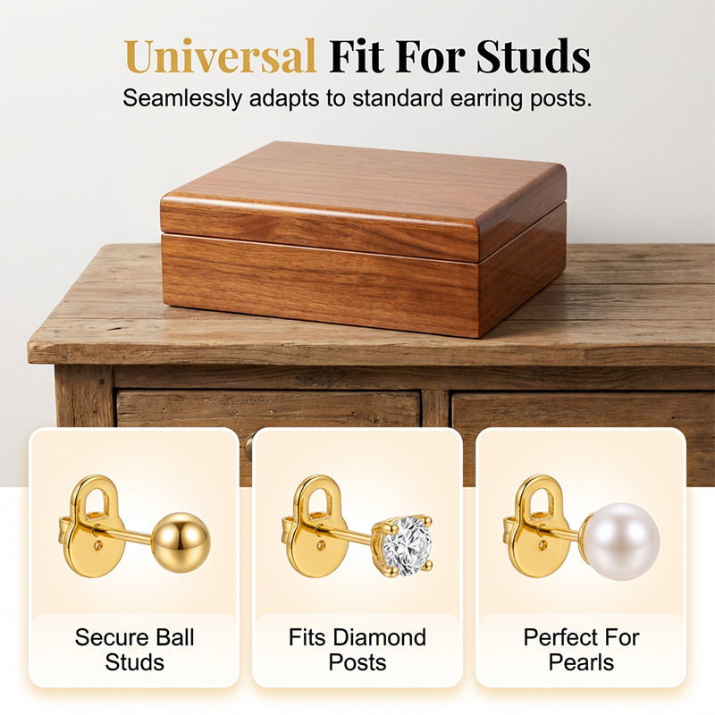 Supportive Earring Backs for Droopy Ears