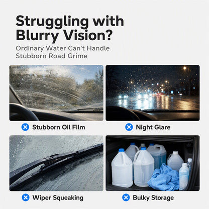 15pcs Concentrated Car Windshield Wiper Effervescent Tablets