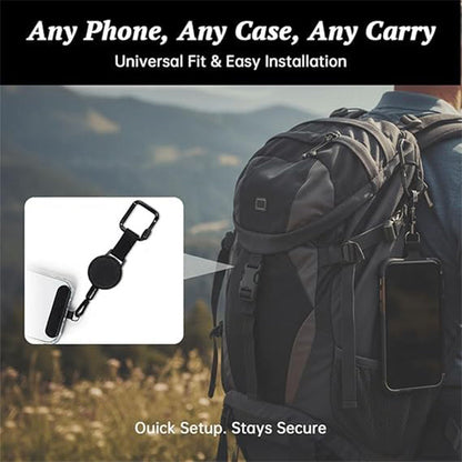 Retractable Anti-Theft Steel Cable Keychain with Bottle Opener