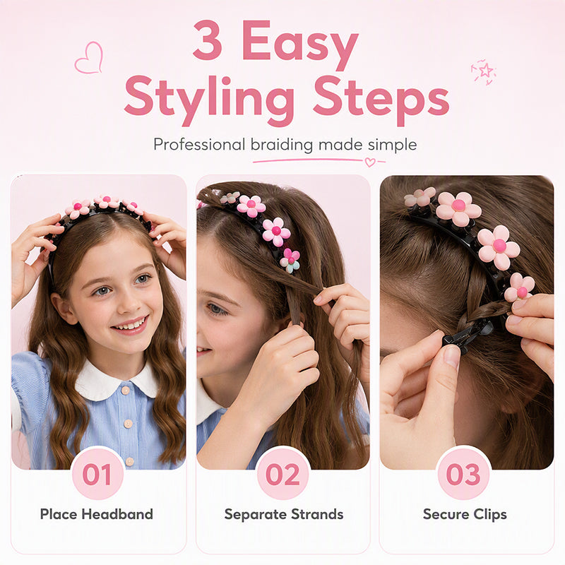 ⏳Buy 1 get 1 free⏰Cute Cartoon Hairband for Girls🎀🌺