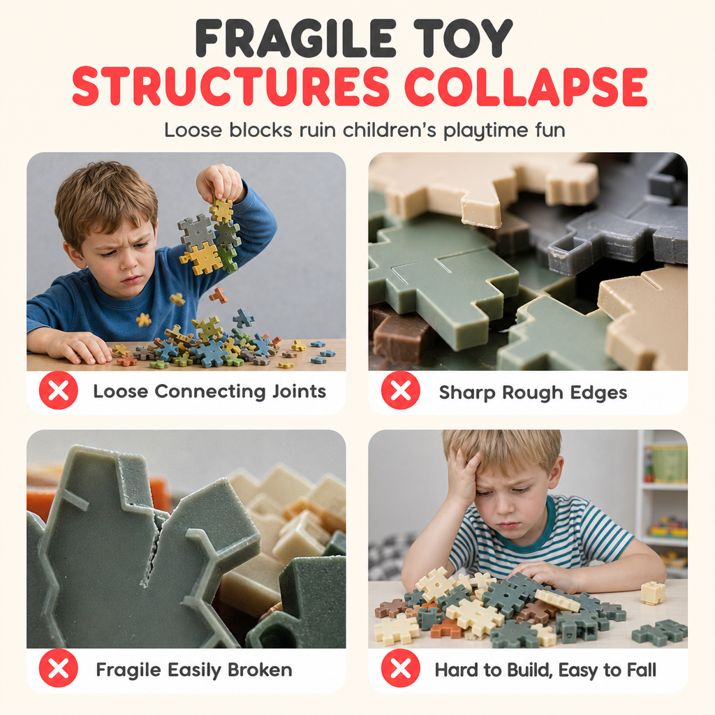 🎁Early Christmas Sale 50% OFF🔥Kids 3D Interlocking Snowflake Building Blocks