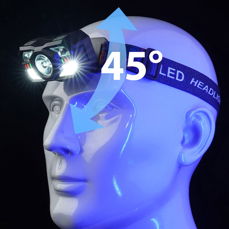 💡 Sensor Rechargeable Headlamp | 5 Modes