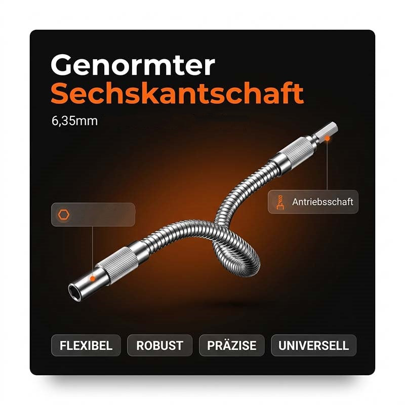 Flexible Metal Drill & Screwdriver Extension Shaft