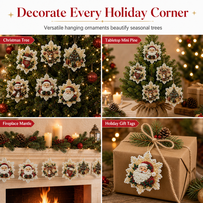 ⏳Limited-time 50% off⏰Christmas DIY Painting Hanging Ornaments Set🥳🎄