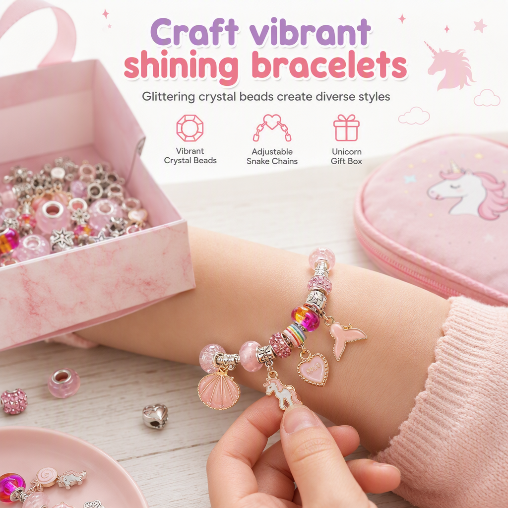 📿DIY Charm Bracelet Making Kit | Beads & Gift Sets💎🎁