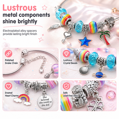 📿DIY Charm Bracelet Making Kit | Beads & Gift Sets💎🎁