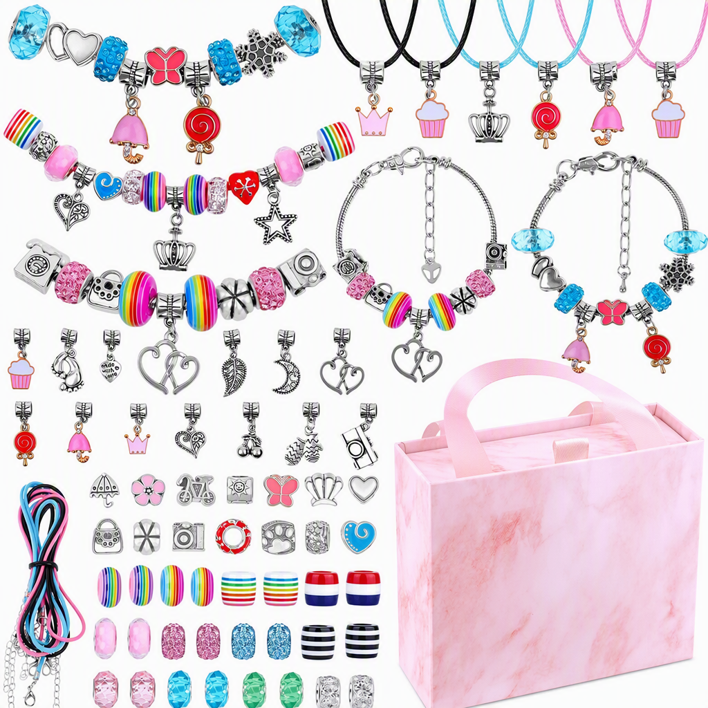 📿DIY Charm Bracelet Making Kit | Beads & Gift Sets💎🎁