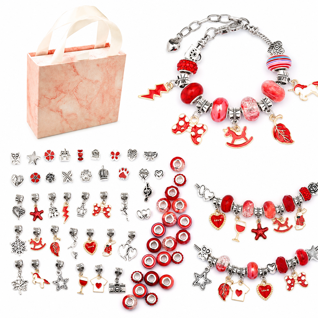 📿DIY Charm Bracelet Making Kit | Beads & Gift Sets💎🎁