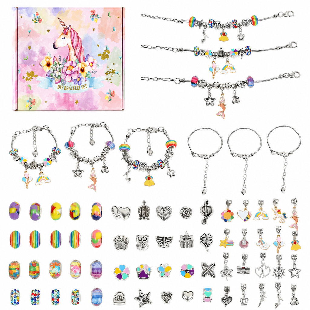 📿DIY Charm Bracelet Making Kit | Beads & Gift Sets💎🎁