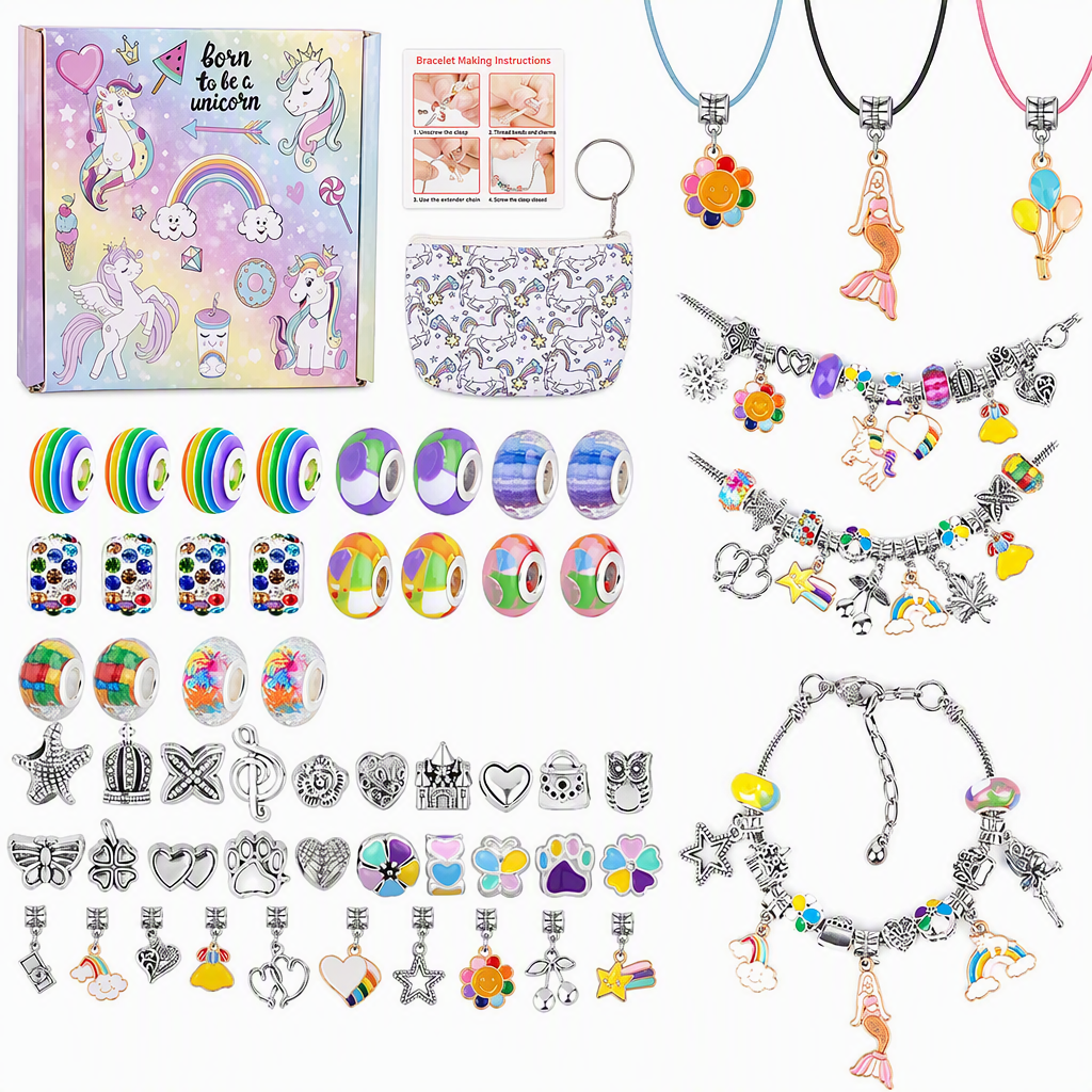 📿DIY Charm Bracelet Making Kit | Beads & Gift Sets💎🎁