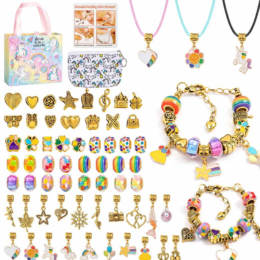 📿DIY Charm Bracelet Making Kit | Beads & Gift Sets💎🎁