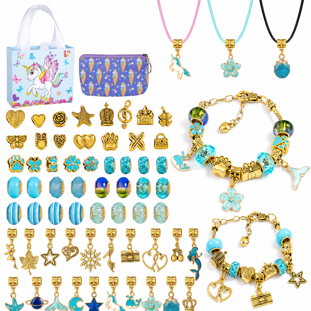 📿DIY Charm Bracelet Making Kit | Beads & Gift Sets💎🎁
