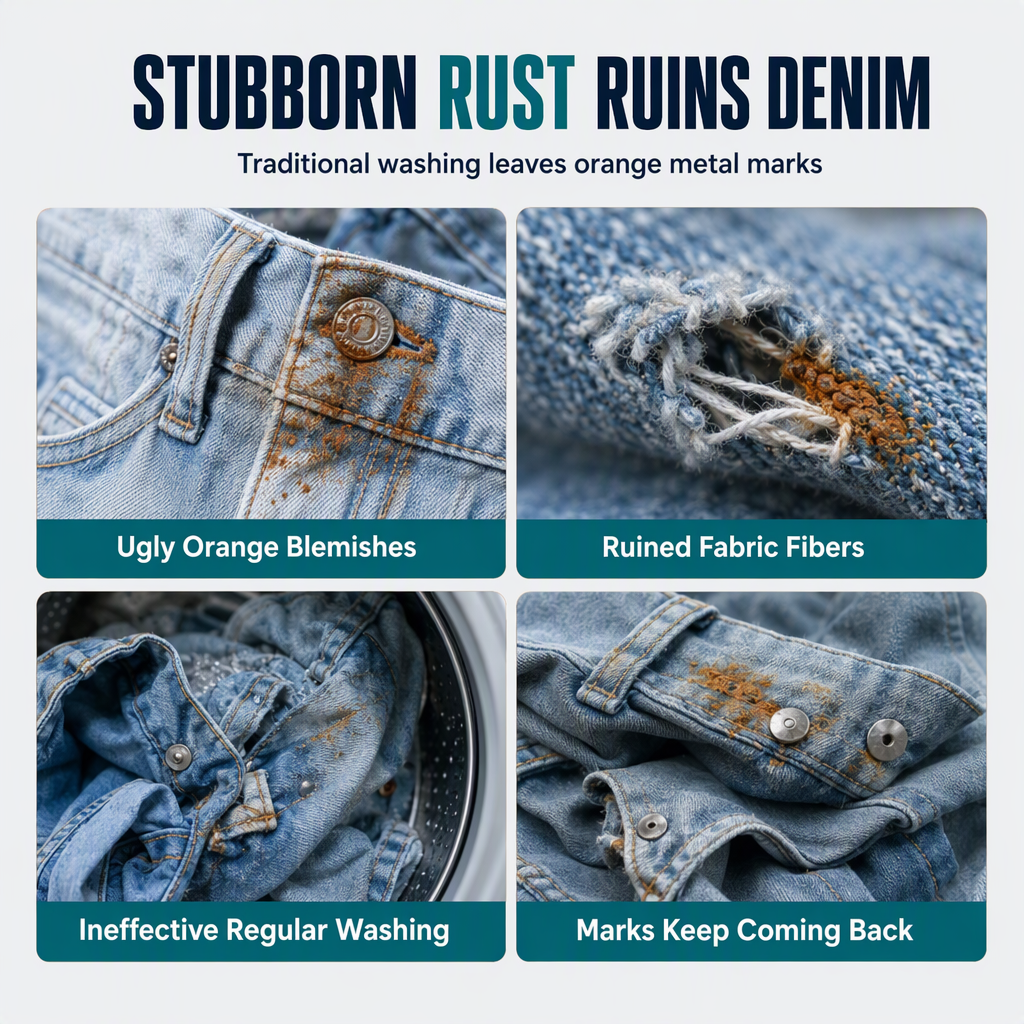 Denim Rust Stain Remover Liquid for Clothes