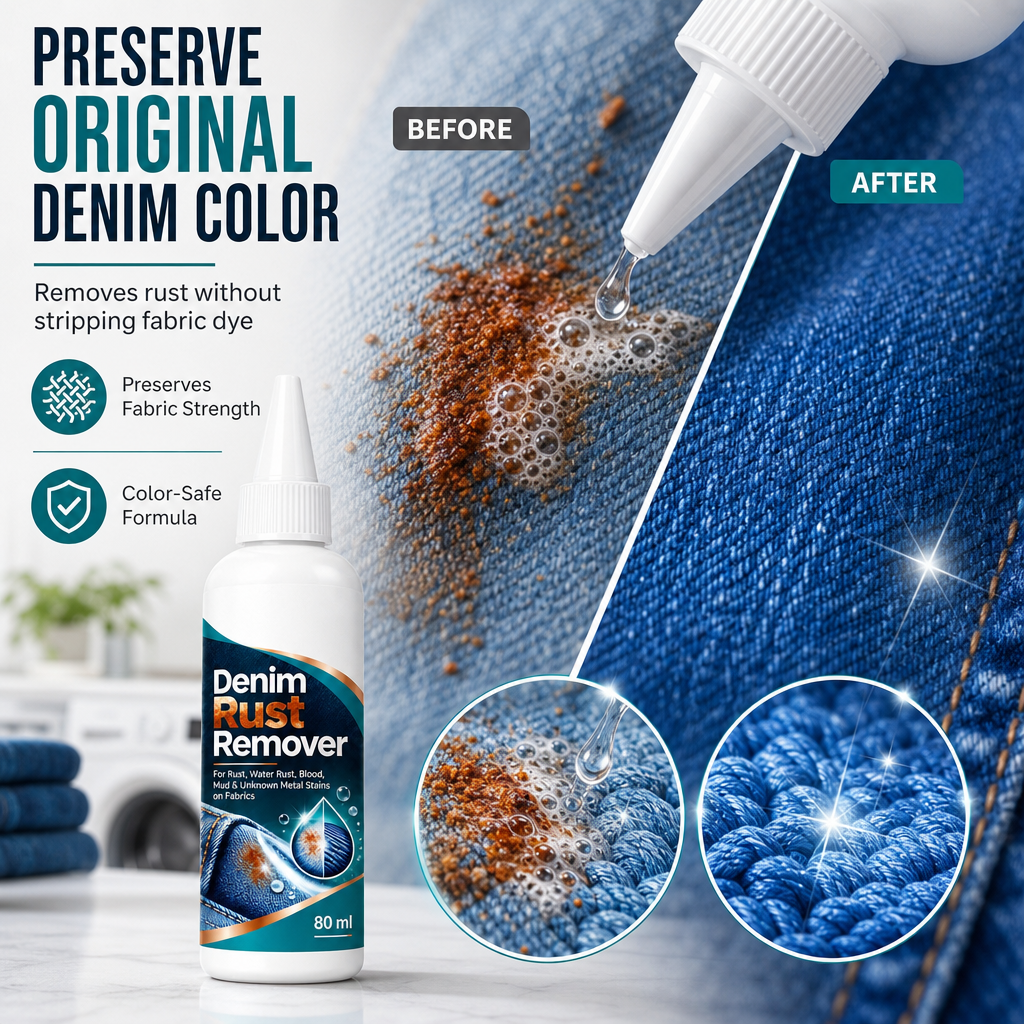 Denim Rust Stain Remover Liquid for Clothes