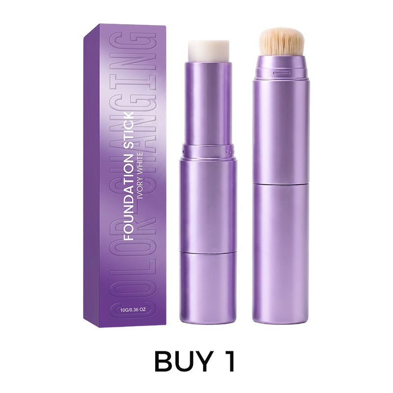 📢📢BUY 1 GET 1 FREE !! ⏰2-in-1 Color Changing Foundation Stick | Skin Tone Matching Cream Foundation Stick for Flawless Makeup✨