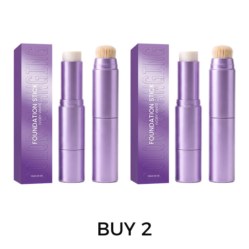 📢📢BUY 1 GET 1 FREE !! ⏰2-in-1 Color Changing Foundation Stick | Skin Tone Matching Cream Foundation Stick for Flawless Makeup✨