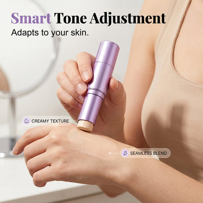 📢📢BUY 1 GET 1 FREE !! ⏰2-in-1 Color Changing Foundation Stick | Skin Tone Matching Cream Foundation Stick for Flawless Makeup✨