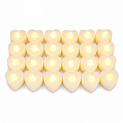 🕯️24 Pack LED Flameless Tea Light Candles
