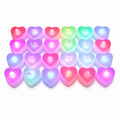 🕯️24 Pack LED Flameless Tea Light Candles