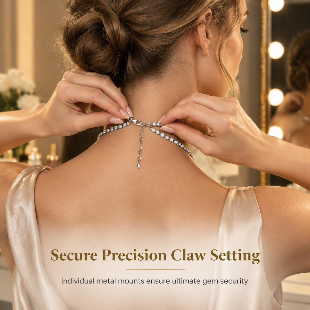 ✨ Elegant Rhinestone Choker Necklace for Women – Sparkling & Sophisticated 💎