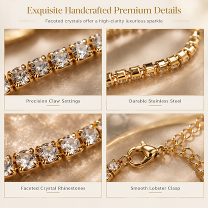 ✨ Elegant Rhinestone Choker Necklace for Women – Sparkling & Sophisticated 💎