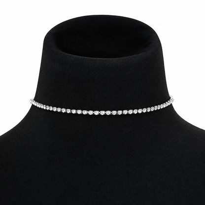 ✨ Elegant Rhinestone Choker Necklace for Women – Sparkling & Sophisticated 💎
