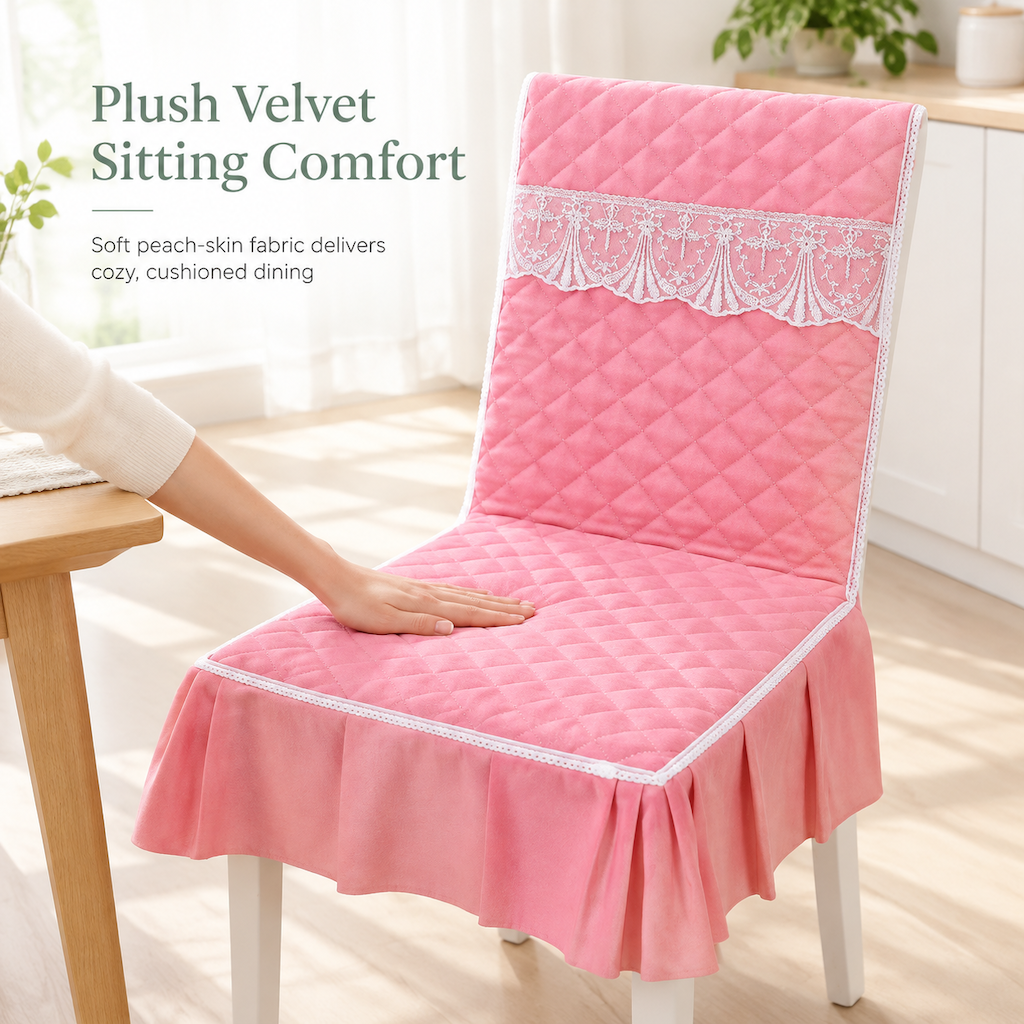 Universal Dining Chair Slipcover with Seat and Backrest