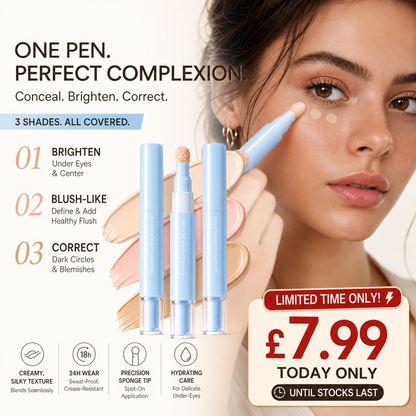 🔥💙Multipurpose Concealer & Foundation Eye Concealer -👍24-hour Long-lasting